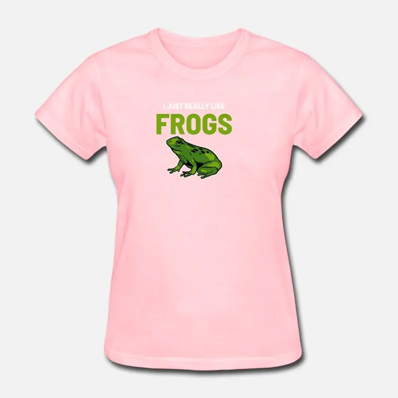Create Frogs Animal amphibians Мужская футболка женская черная хипстерская футболка для мужчин s большой S-5xl Мужская Высококачественная - Цвет: Women-Pink