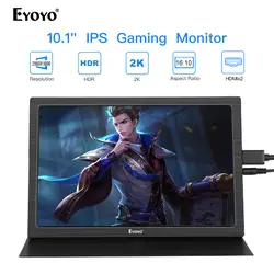 Eyoyo EM10T 10,1 "1920X1080 P FHD 72% NTSC Mini HDMI портативный монитор HDR ЖК-экран для PS3 PS4 переключатель ноутбук Xbox PC дисплей