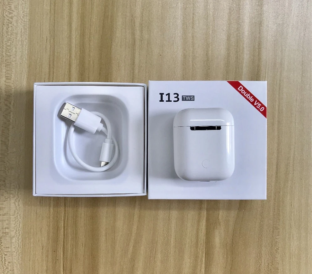 i13 TWS 1:1 Bluetooth наушники 5,0 беспроводные гарнитуры Поддержка беспроводной зарядки для всех смартфонов pk i11 i12 i14 tws