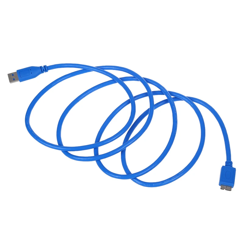 Кабель USB 3,0 типа A-type B Micro, M/M, 6 футов, синий