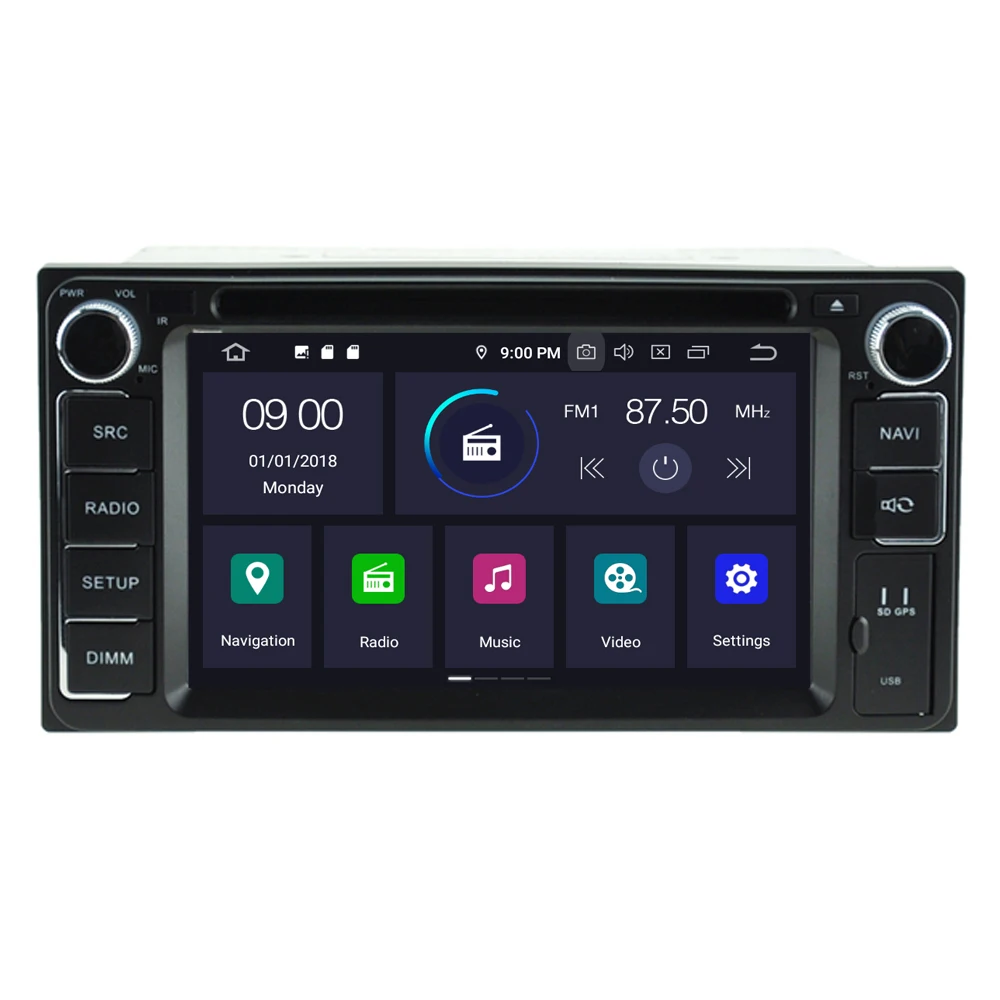 Best Car DVD Player For Toyota Yaris Matrix Ipsum Previa Crown FORTUNER AVANZA LANDCRUISER 100 Rush Celica Kluger Allion Hiace 1