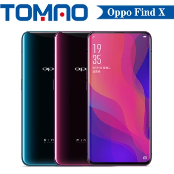 

100% Original OPPO Find X Smartphone 4G LTE Android Snapdragon 845 Octa Core 8+128G/256G VOOC Mobile Phone 25.0MP Face ID Smartp
