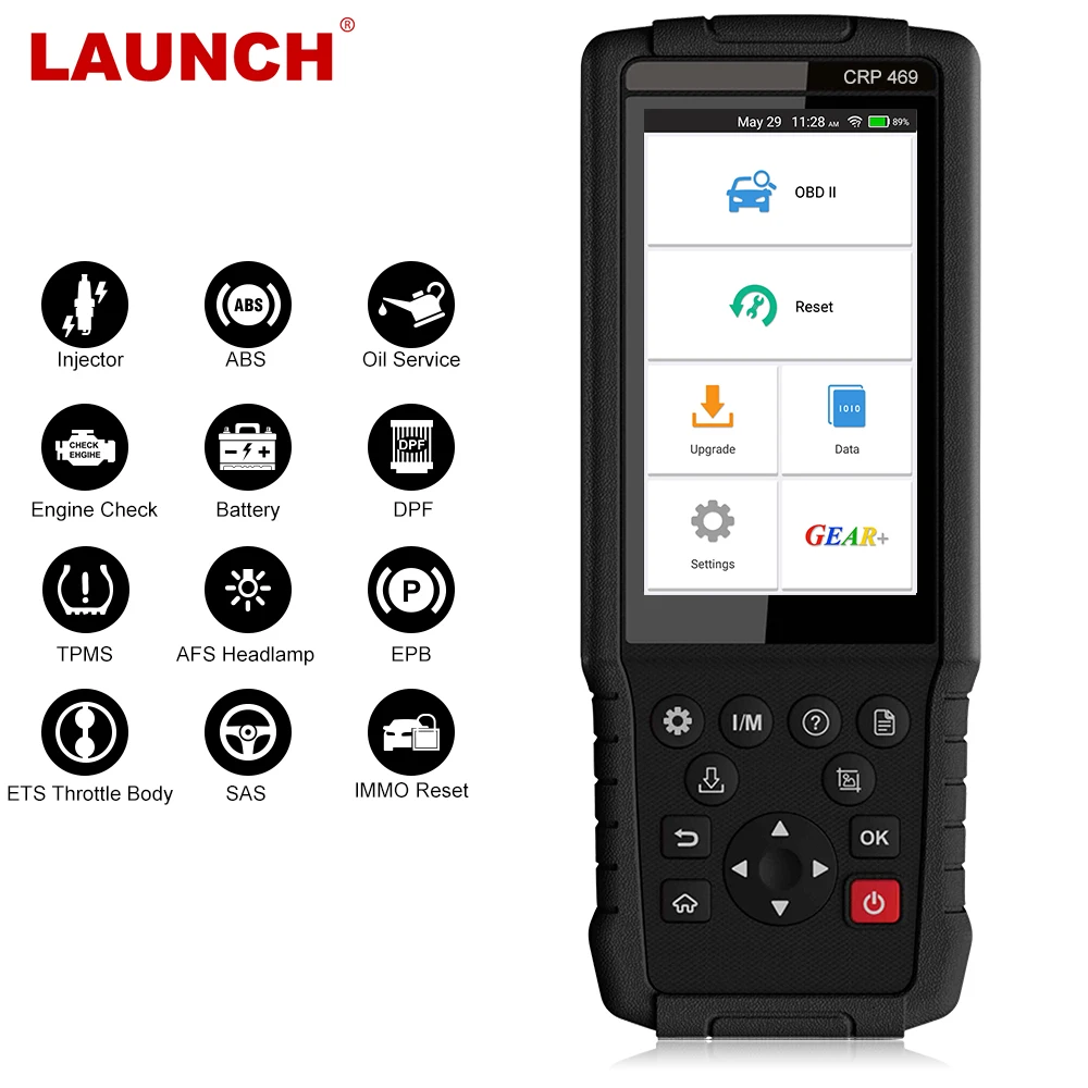 

Launch X431 CRP469 Auto OBD2 Scanner ABS SAS DPF EPB TPMS Multi-language OBD II Automotive OBD 2 Code Reset Car Diagnostic Tool