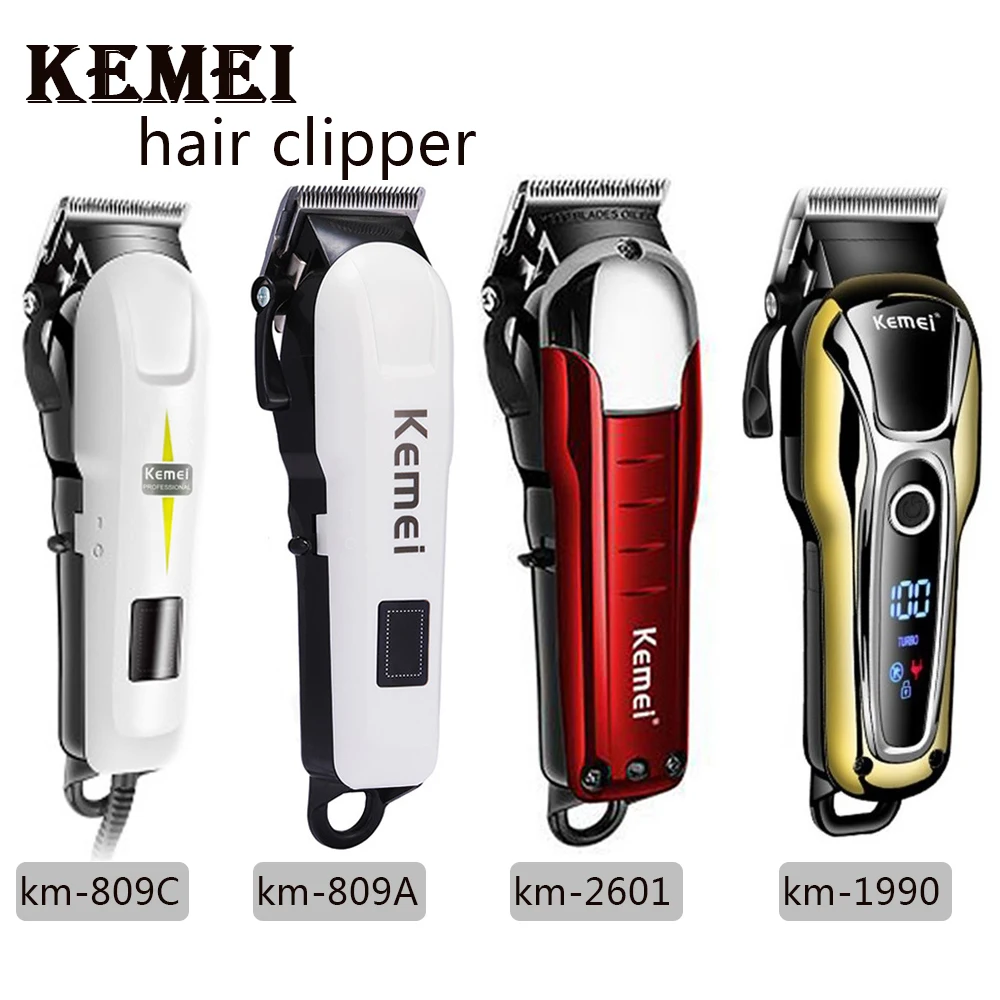 

KEMEI hair clipper professional electric trimmer for hair clipper Hair cutting machine haircut cordless corded blade Hair 5