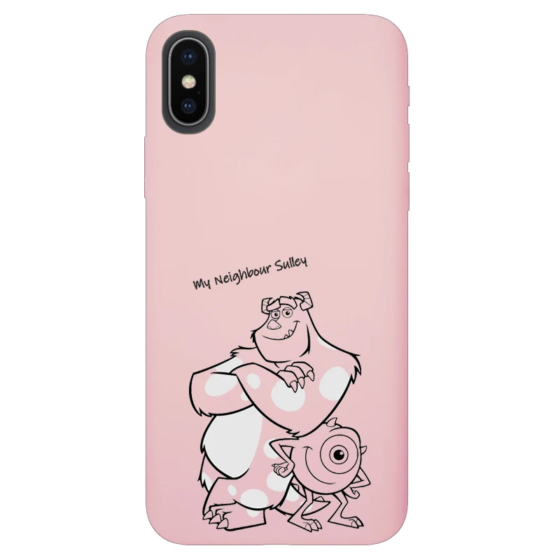 Чехол Toy Sulley Mike для samsung Galaxy Note 10 S10 S9 S8 S7 S6 Plus Lite edge Мягкий силиконовый чехол для телефона - Цвет: Monster 5 Pink