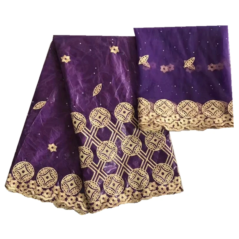 Blesing вышитые базен riche getzner с тюлем кружева синий африканский ткань bazin brode getzner для женщин платье оптом