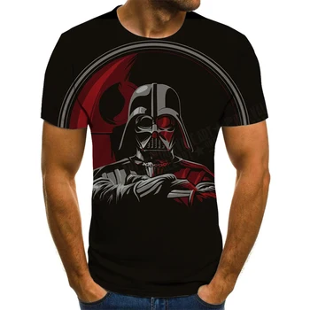 

Summer new men's 3D printed T-shirt summer new men's 3D printed T-shirt male black samurai T-shirt summer black T-shirt round ne