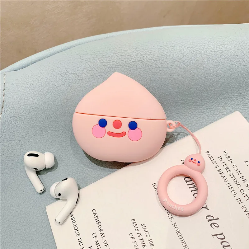 3D чехол с фруктами для Apple Airpods Pro Bluetooth наушников Airpod Air pods коробка зарядки
