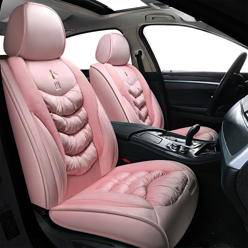 

Soft Plush Car Seat Cover Car Seat Cushion for Honda Accord FIT CITY CR-V XR-V Odyssey Element Pilot URV car accessories auto