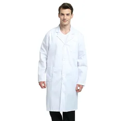 Lab Jacket Medical Uniform Doctor Nurse Work Wear Workwear Hospital Costume Shop Clothing for Men and Women Clothing
