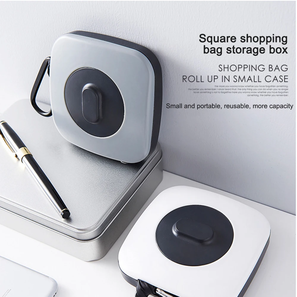 

Unisex Portable Folding Shopping Bag Large-capacity Nylon Storage Box Shopping Helper Rotary Sac Shoulder Bags