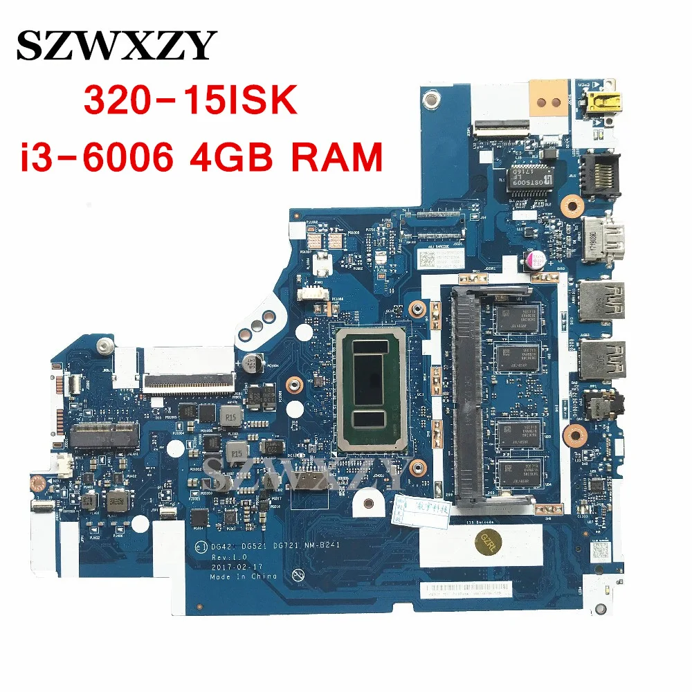Refurbished For Lenovo IdeaPad 320-15ISK 320-17ISK Laptop Motherboard  NM-B241 With i3-6006U CPU 4G RAM Full Tested - AliExpress
