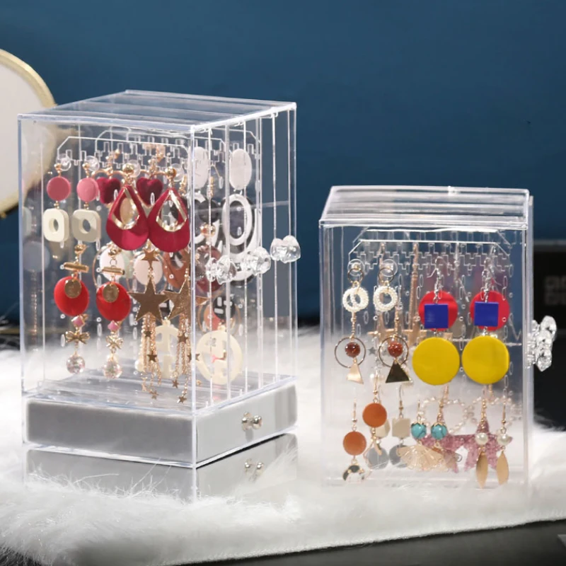 Acrylic Jewelry Boxes 3-Layer Clear Jewelry Storage Box Portable Travel  Jewelry Box Earring Holder Jewelry Storage Organizer - AliExpress