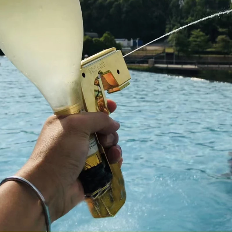 Sprayer Wine Squirt Stopper Dispenser Champagne Wine Ejector Soda Beer Pistol Fountain Bottle Pourer Club Party Champagne Gun
