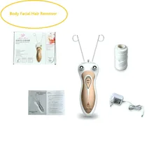 Электрический прибор для удаления волос для лица Defeatherer из хлопчатобумажной нити депилятор бритва Леди машина для ухода за собой для женщин новая