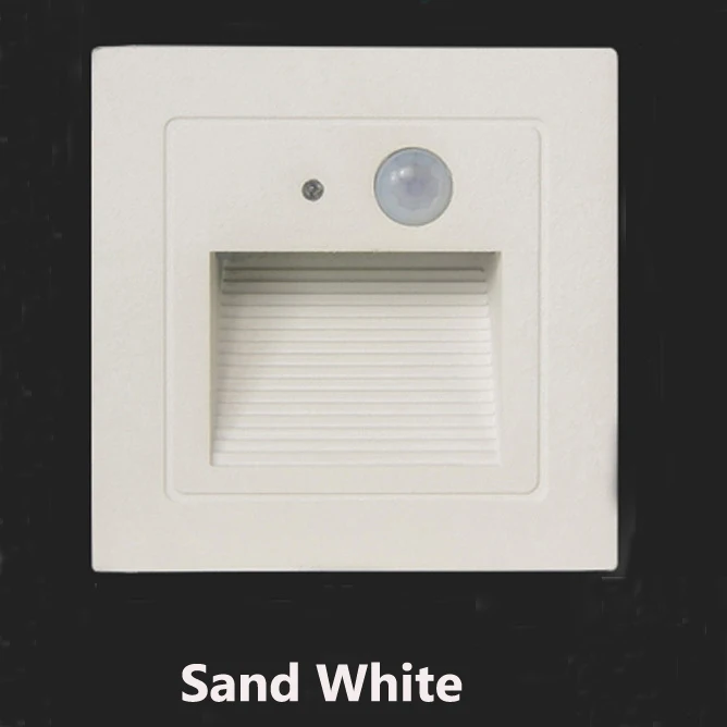 white - A IP65 PIR детектор движения+ светильник с датчиком движения светодиодный лестничный светильник s наружный светильник для ног встраиваемый угловой настенный светильник наружный садовый светильник - Испускаемый цвет: white - A
