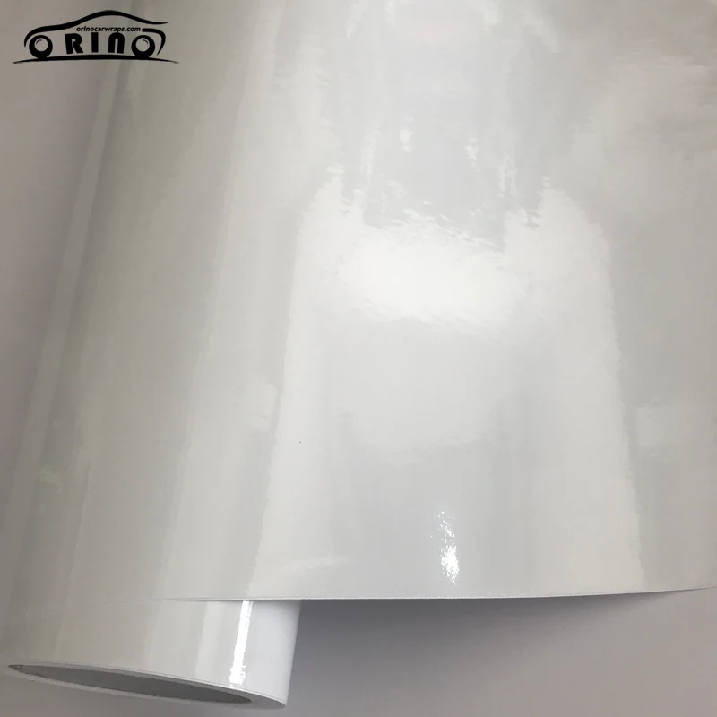 White Gloss Vinyl Wrap Sticker-3