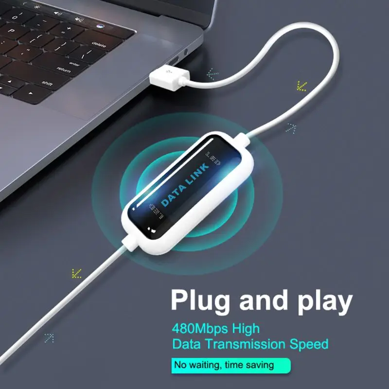 2025 New High Speed USB PC to PC Online Share Data Link File Transfer Cable Copy Line