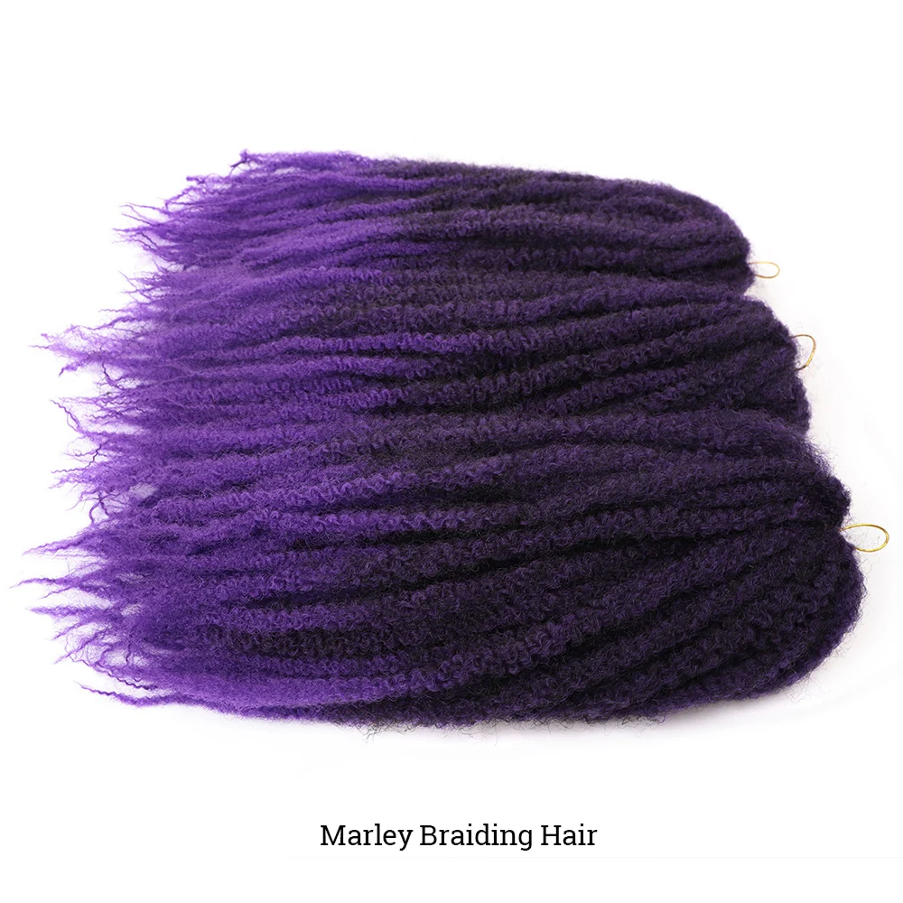 Purple Marley Hair