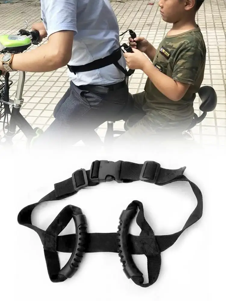 Motorcycle Scooters Safety Belt Rear Seat Passenger Grip Grab Handle Non-slip Strap Universal for Children |