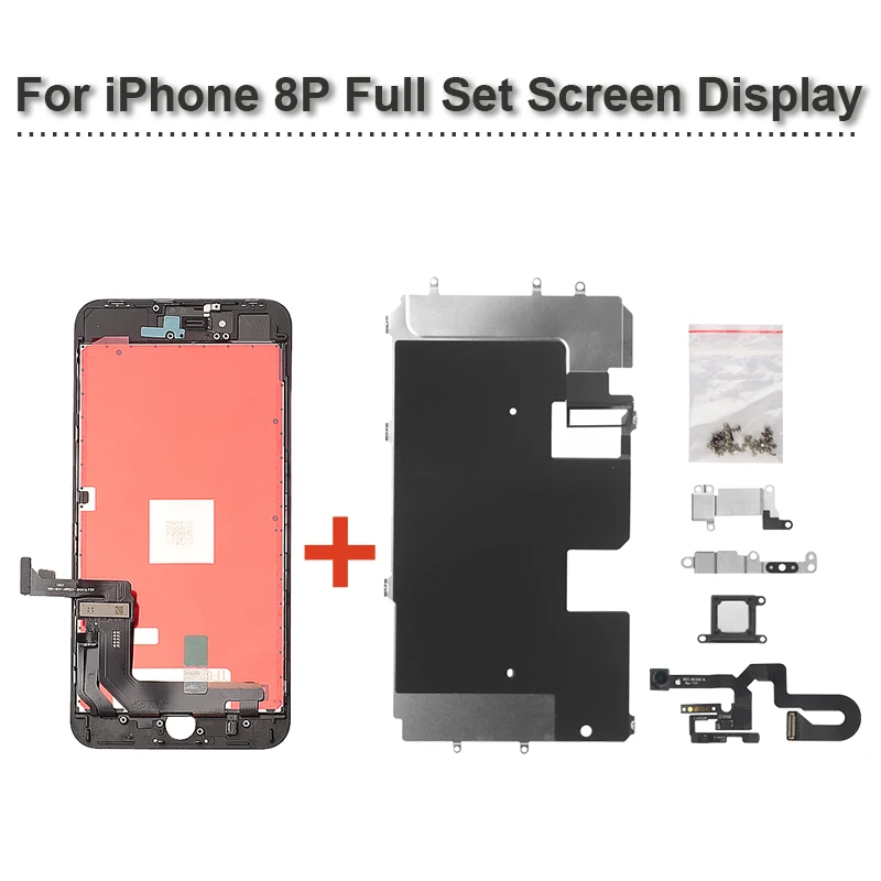 ЖК дисплей AAAA для iPhone 6 6S 6P Plus 7 7plus 8 8Plus полный комплект сенсорный экран дигитайзер