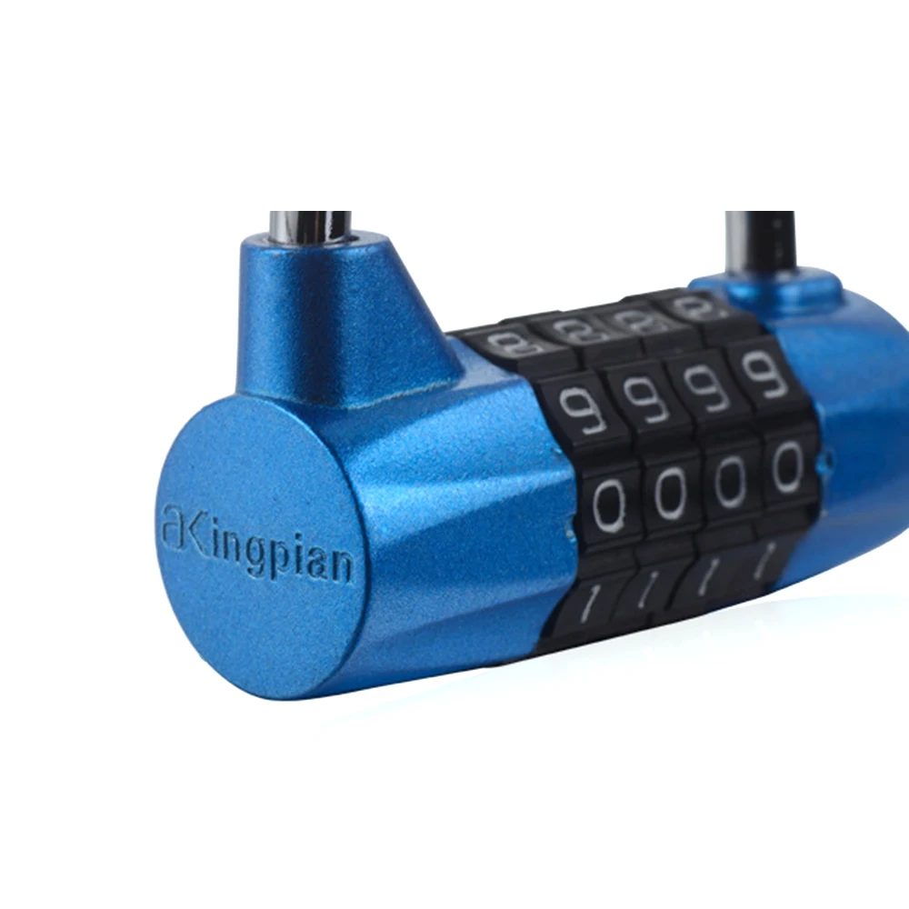 4 разрядный Комбинации кнопку замка серебристый черный синий и красный цвета