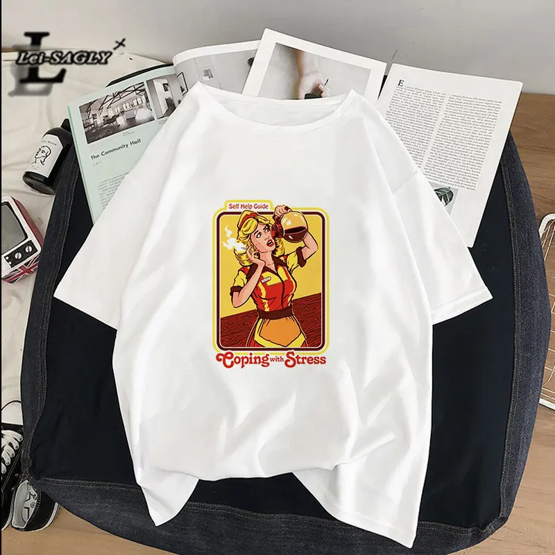 Lei SAGLY Fight Like a Girl power Футболка женская Феминистская футболка Ullzang Harajuku футболка с изображением 90s