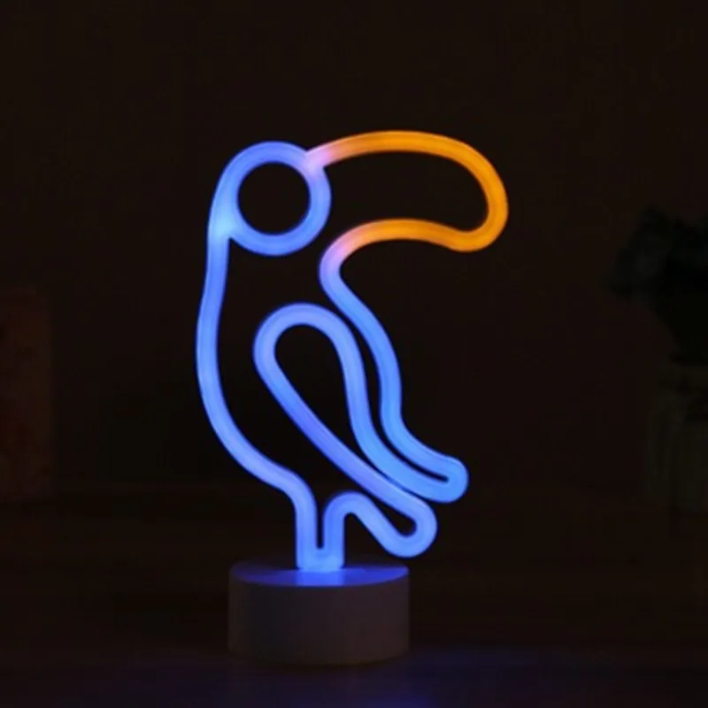 

Wholesale Led Neon Light Sign Holiday Xmas Party Wedding Decorations Kids Room Home Decor Dog Animal Table Lamp Child Neon Gift