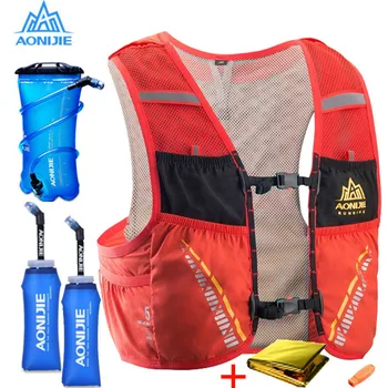 

AONIJIE 2020 New Outdoor running 5L Trail Hydration Vest Backpack Hiking Cycling Camping Marathon Rucksack Bag Running Bag C933