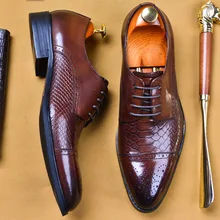 2019 New formal shoes men genuine leather Fish pattern lace-up Men's dress shoes Wedding Office Mans oxford shoes 2019 New formal shoes men genuine leather Fish pattern lace-up Men's dress shoes Wedding Office Mans oxford shoes