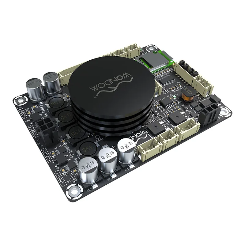 2 x 50W Class D audio power amplifier with DSP Bluetooth 5.0 power amplifier board diy speaker JAB2-250v2 3