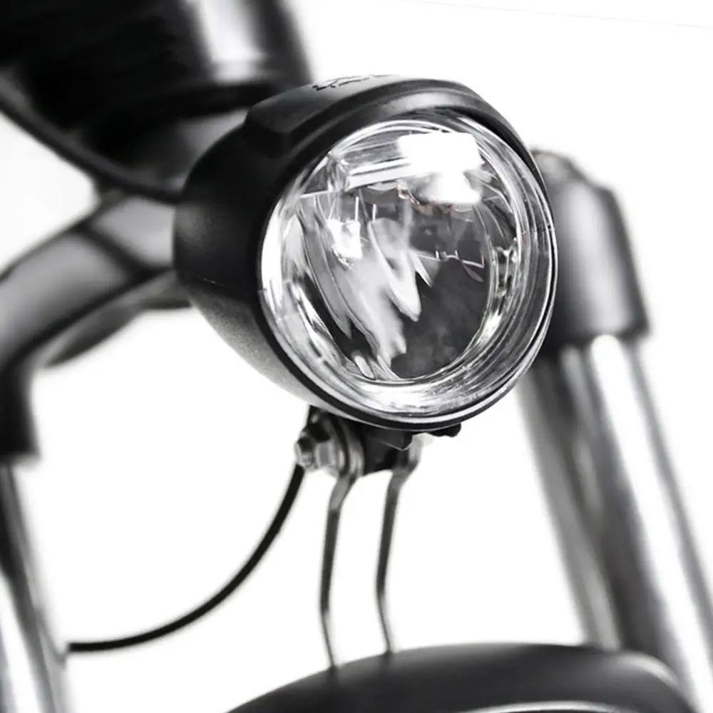 Front LED Headlight eBike Light Bicycle Lamp 6V Bike Light Electric Bicycle Safety Warning Rechargeable Bike Accessories