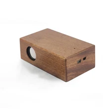 Портативный беспроводной деревянный динамик Bluetooth беспроводной портативный звуковой блок бас стерео сабвуфер радио бум бокс Aux Usb звуковой бар