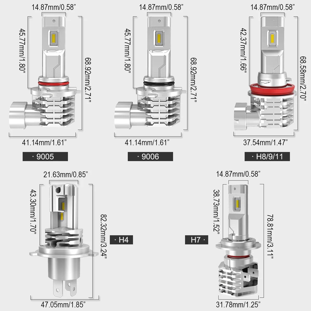 H16 9005 9006 RX H7 Para Lexus