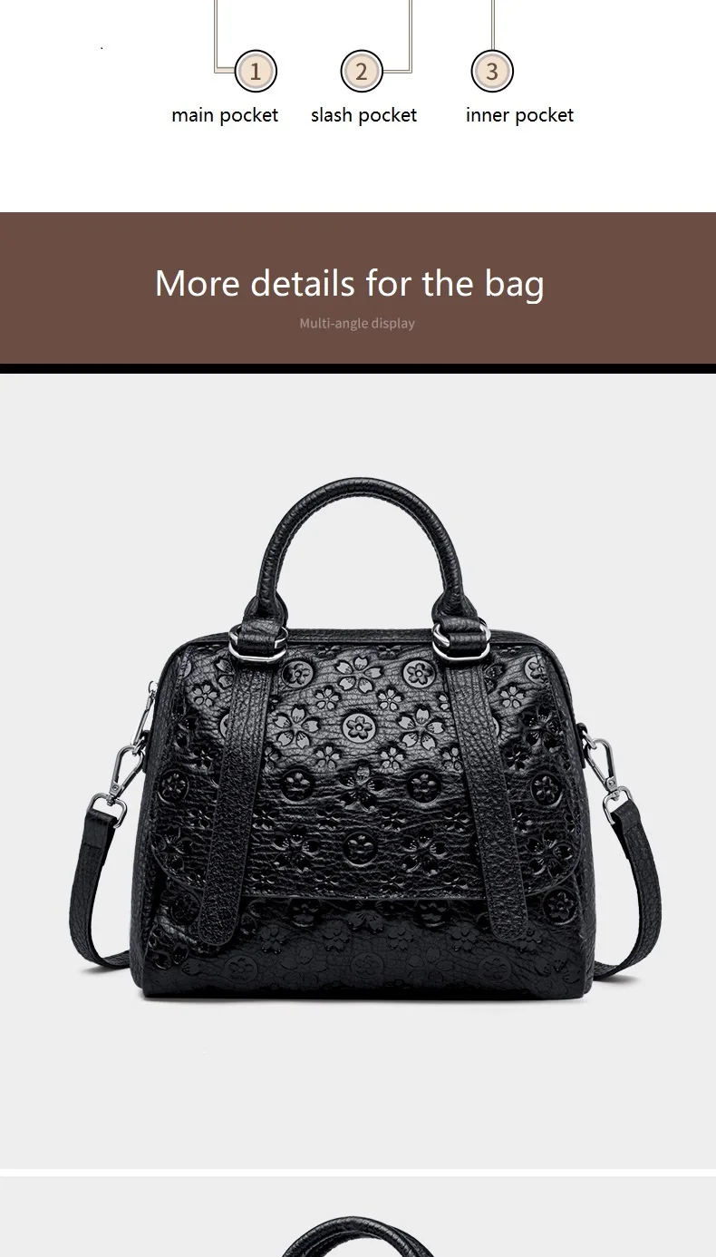 ZOOLER новые дизайнерские мягкие сумки из натуральной кожи женские кожаные сумки черная роскошная сумка на плечо женская сумка-тоут черная B186