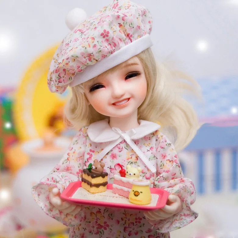 1/6 Обнаженная BJD кукла милая улыбающаяся Девушка BJD/SD смола фигурка кукла модель игрушка подарок. Не входит в комплект одежды, обуви, парика A0156bwyPingguo YOSD
