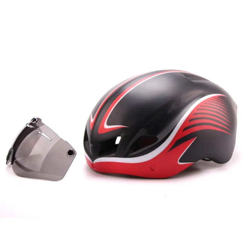 Skybulls ультралегкий велосипедный шлем с объективом для гонок цельный-Формованный Airo время-пробный велосипедный шлем для спорта на открытом воздухе защитное снаряжение