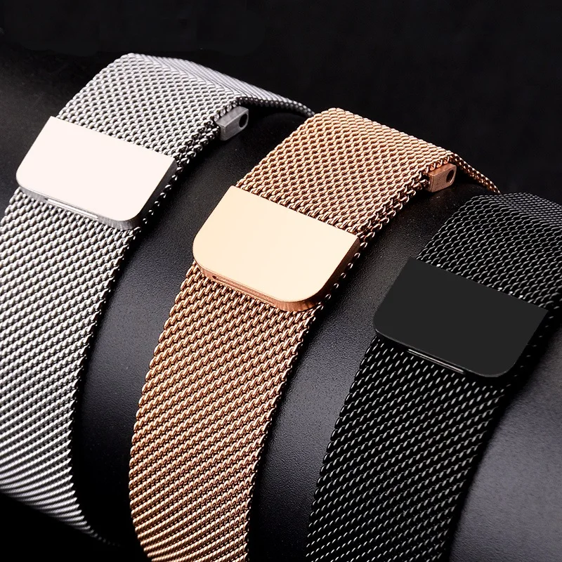 20 мм браслет для Amazfit Bip ремешок из металлической нержавеющей стали для Xiaomi Huami Amazfit Bip BIT Молодежные часы замена наручных ремней