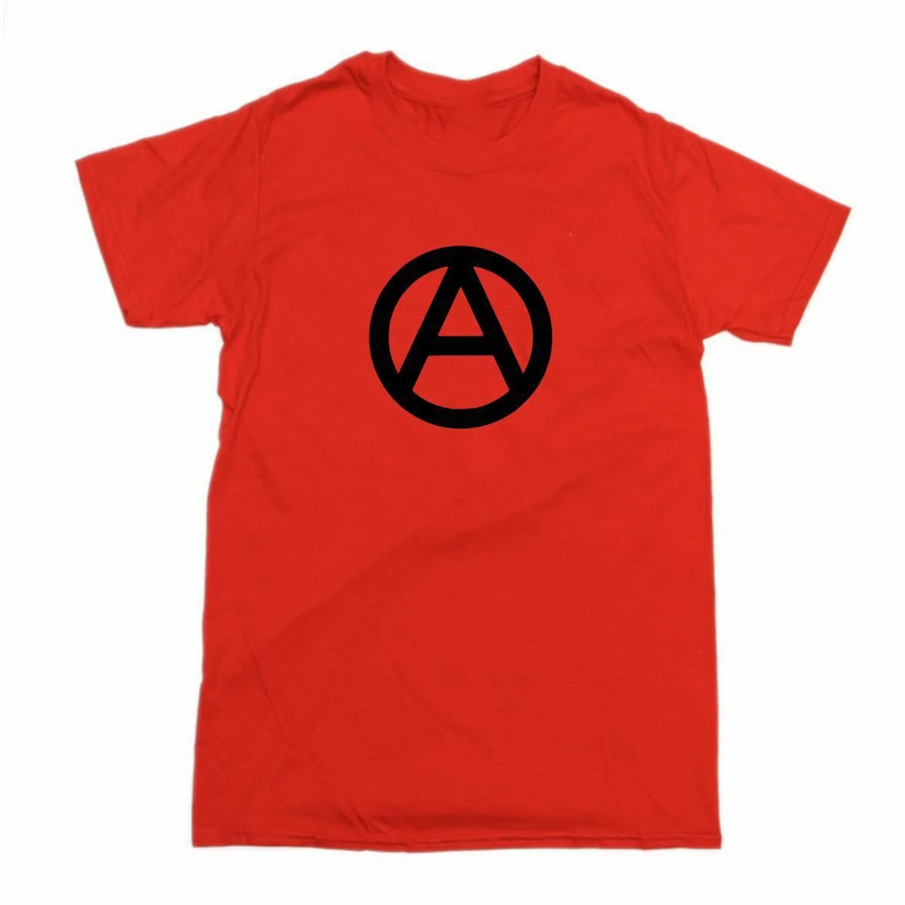 Футболка анархия-это символ заказа унисекс разные цвета 20Th 30Th 40Th 50Th футболка на