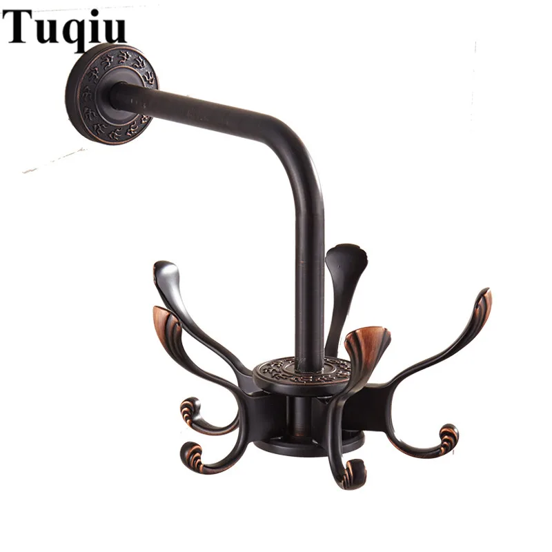 Vidric вращающийся 5 крючков 6 цветов настенная вешалка для одежды крючок настенный крючок для халатов в ванную вешалка Аксессуар Вешалка