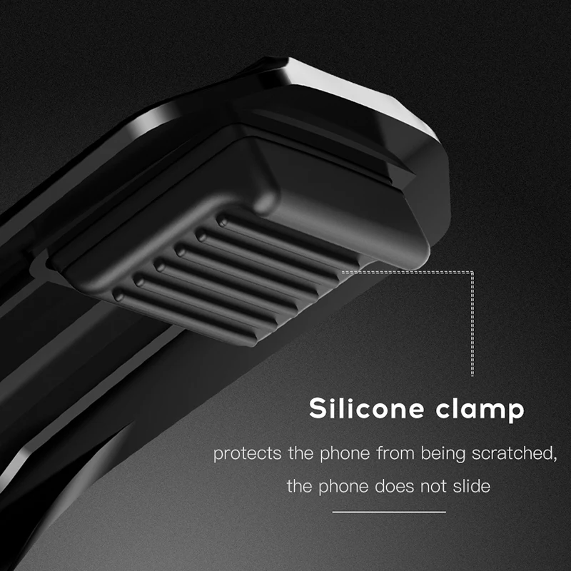 Baseus Dashboard Car Phone Holder For iPhone X 8 7 Samsung S9 S8 Mobile Phone Holder 360 Degree Adjustable Clip GPS Car Holder