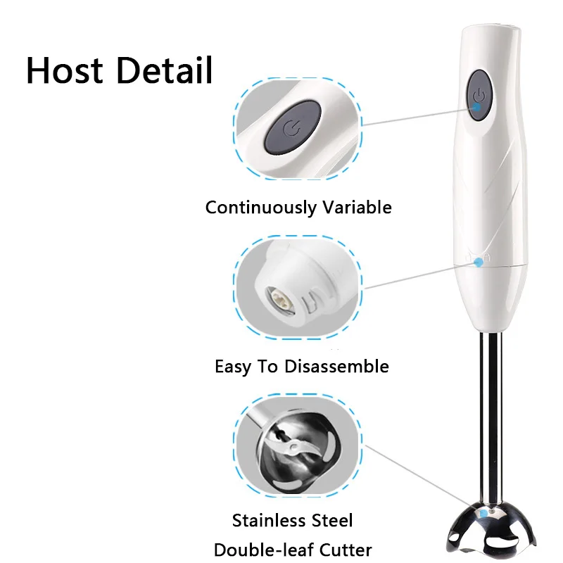 Multi-function Household Small Handheld Electric Stir Stick Baby Food Cooking Food Baby Food Supplement Machine Blender Mixer