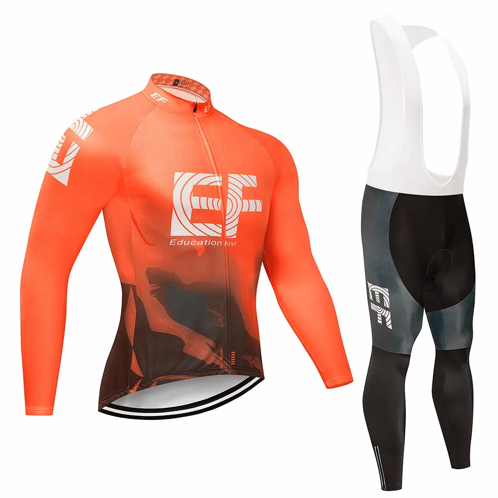 Новинка, EF, длинный рукав, Pro, Майки для велоспорта, для мужчин, Mtb, одежда для велоспорта, Maillot, Equipacion, Ciclismo, Bicicleta, велосипедные комплекты, костюм