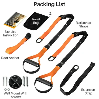 

Suspension Trainer Straps Kit Resistance Band Bodyweight Home Workout Exercise Fitness Straps ZJ55