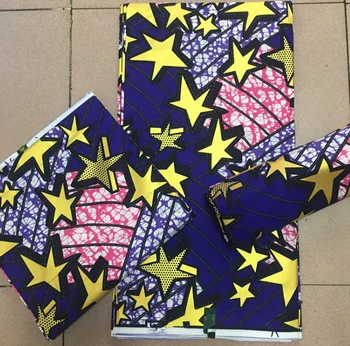 

2020 blue African Golden Wax Fabric Cotton Stuff Rapper Batik Ankara Original High Quality New Material Pagne Maintenant