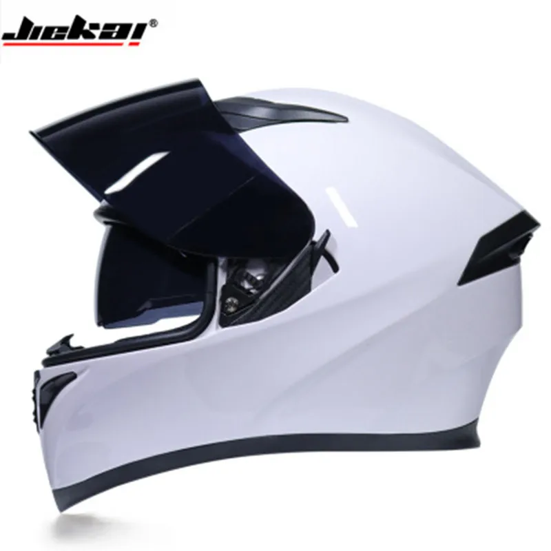 Capacete, мотоциклетный шлем Jiekai 316 с двойными линзами, мотоциклетный шлем для бега по пересеченной местности, полнолицевой шлем, шлем для мотокросса