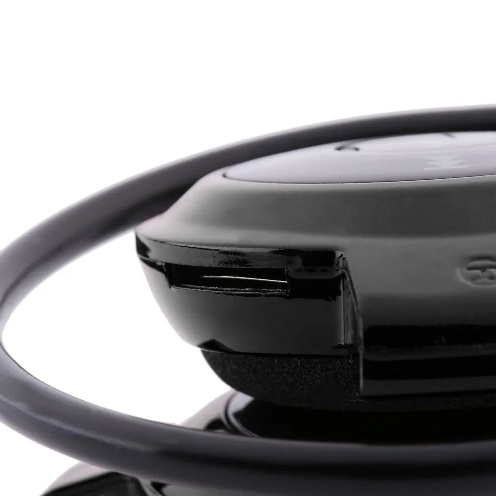 Ушной крючок Мини спортивная Беспроводная bluetooth-гарнитура Hi-Fi Handsfree стерео наушники TF карта для MP3-плеера