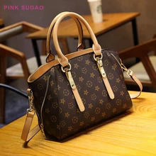 Розовые роскошные сумки Sugao, женские сумки, дизайнерская модная сумка через плечо, кожаная сумка через плечо для женщин, Высококачественная сумка-торба, известная