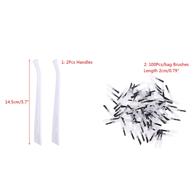 Disposable Dental Composite Brush Tips/Brush Handles For Dental Clinic Supplies HOT SALE