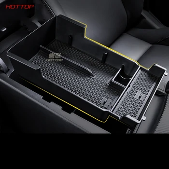 

ABS Black Car Center Console Armrest Box Glove Box Storage Case for Mazda 3 axela 2020